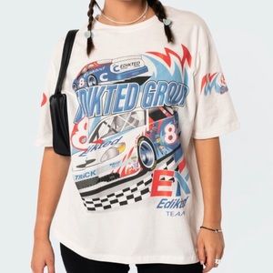Edikted graphic racing T size W M/L